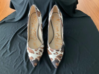 Sam Edelman “Hazel” Cow Fur Pumps Size 8