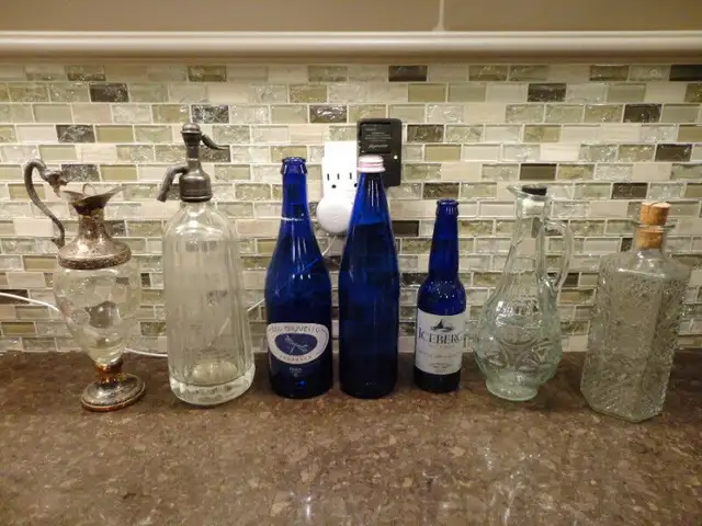 7 Bottles For Sale -Most are Vintage Soda Syphon, Italy Decanter in Arts & Collectibles in Kitchener / Waterloo - Image 2