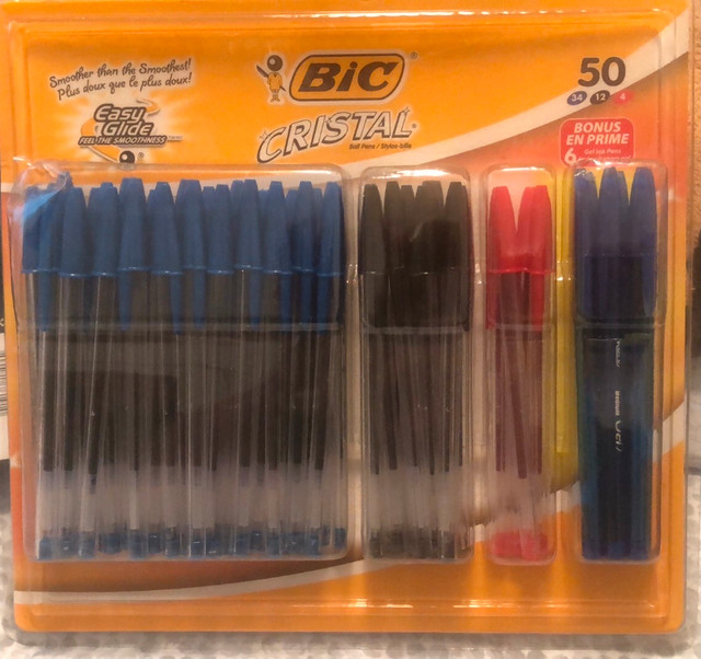 Package of 50 Bic Pens in Hobbies & Crafts in Markham / York Region