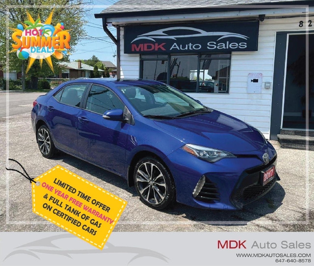 2017 Toyota Corolla 4dr Sdn SE in Cars & Trucks in Mississauga / Peel Region
