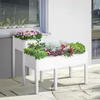 46'' x 34'' x 33'' Elevated Planter Box with Legs