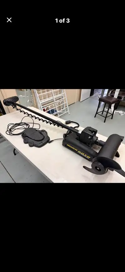 minn kota terrova 101 trolling motor whit remote and foot pedal, View more