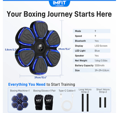 IMFIT Music Boxing Machine $55, View more