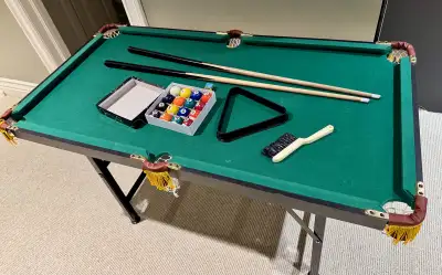 48" Mini Folding Pool Billiard Table with Accessories, View more