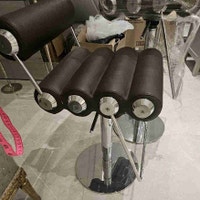 Black leather chrome bar stool City of Toronto Toronto (GTA) Preview