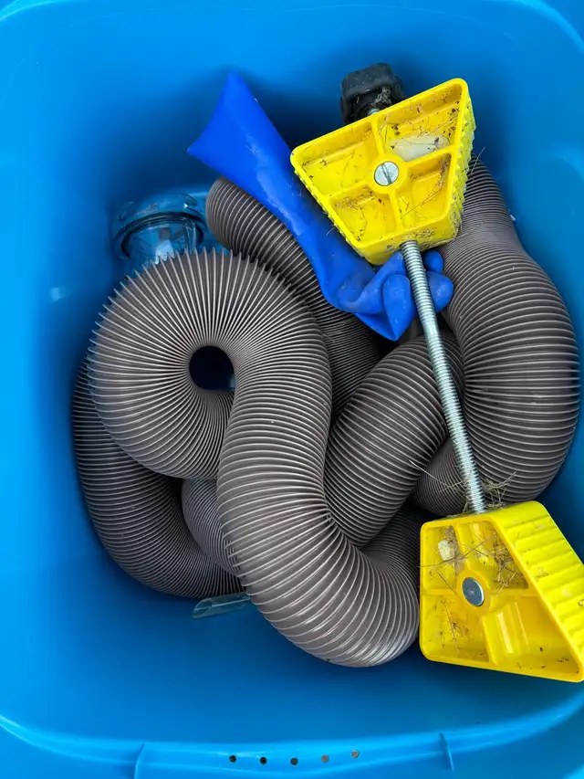 RV sewer hose and wheel chock  in Other in Edmonton - Image 2