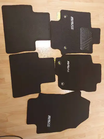 This is a brand-new 2019 Toyota RAV4 Floor Mat Set, never used but in an open package. I'm offering...