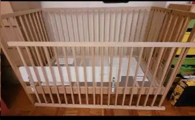 ikea crib + rail, View more