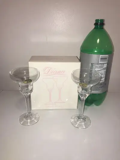 Vintage Bohemia Crystal Diana Pair of Candlesticks, View more
