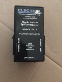 Plug-In DMX 512 Isolator Splitter / Repeater