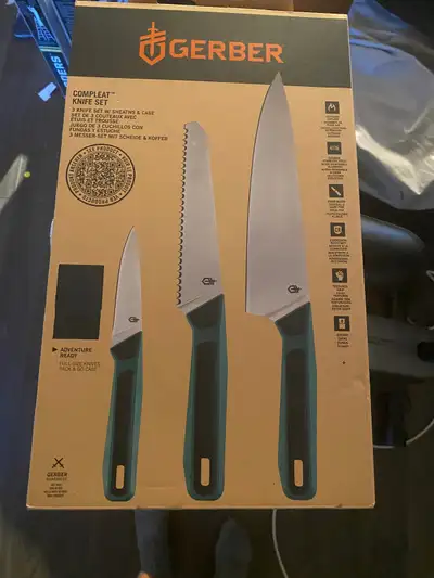 Gerber 3 piece knife set, View more
