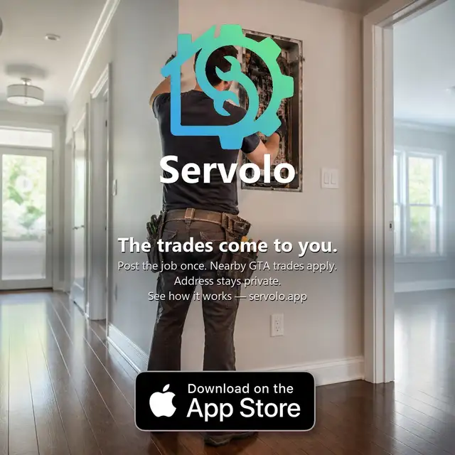 The trades come to you. GTA jobs on Servolo