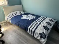 IKEA twin bed white 