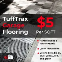 TuffTrax Garage Tile Click Flooring