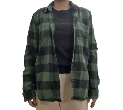 Green flannel, View more