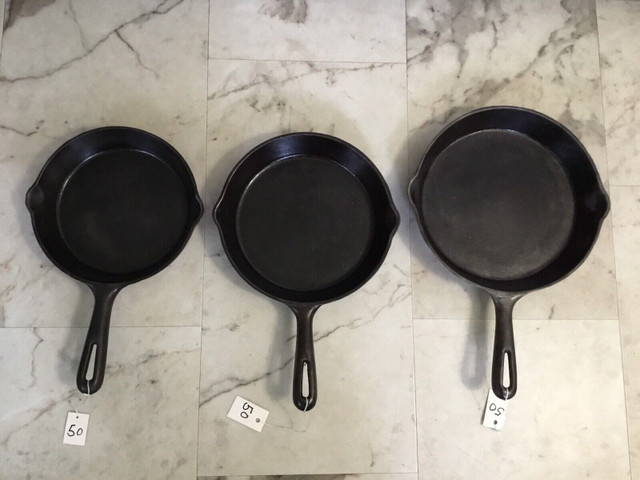 Vintage GSW Cast Iron Fry Pans $50 EACH in Kitchen & Dining Wares in Trenton