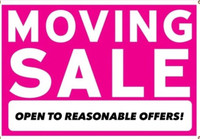 MOVING SALE - PICKERING 