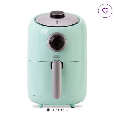 Dash Air Fryer 1.2 L Auto Shut Off Aqua New condition