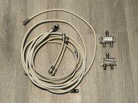Coaxial Cables and 2-way Splitters
