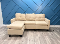 BEIGE SECTIONAL - DELIVERY AVAILABLE