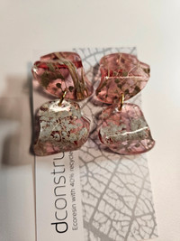 NEW Dconstruct Whisper Rose Earrings