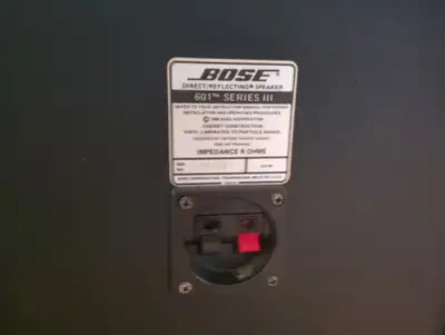 Bose 601 Seties 111. Excellent condition with the exception of one small tear on tweeter . Bought ne...