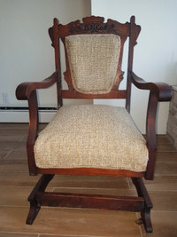 Rocking Chair, rocks smoothly and quiet!