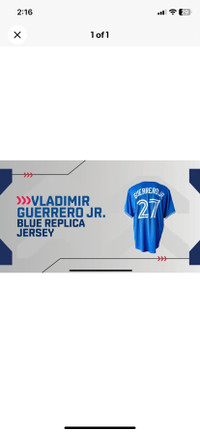 New Vladimir Guerrero Jr Blue Jersey  Giveaway