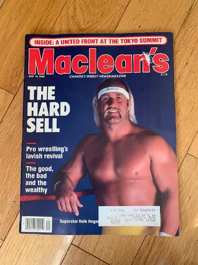 Maclean’s magazine about pro wrestling, May 19 1986, View more