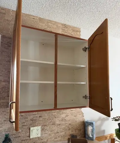 kitchen Cabinets and Microwave, View more