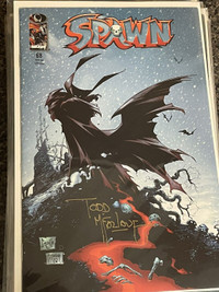 Todd McFarlane autographed Spawn 68 comic