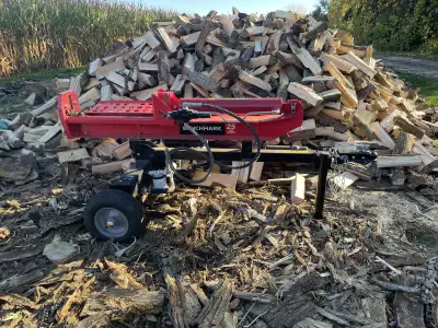 Horizontal / vertical log splitter for rent 25 ton Gas engine 2” tow ball $80 per day $140 per 2 day...