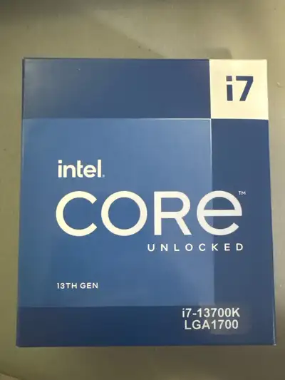 i7-13700k NOT USED, factory sealed intel cpu, View more