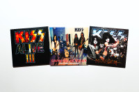 KISS Reissue 2014 Alive III vinyles comme neuf