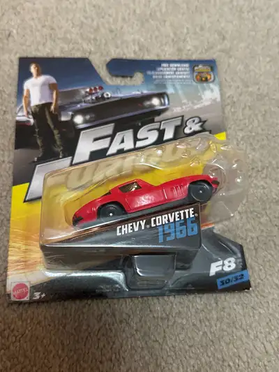 Fast & Furious F8 1966 Chevy Corvette 1:55 Diecast(444)