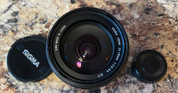 Sigma 24 - 135 mm lens, in good condition