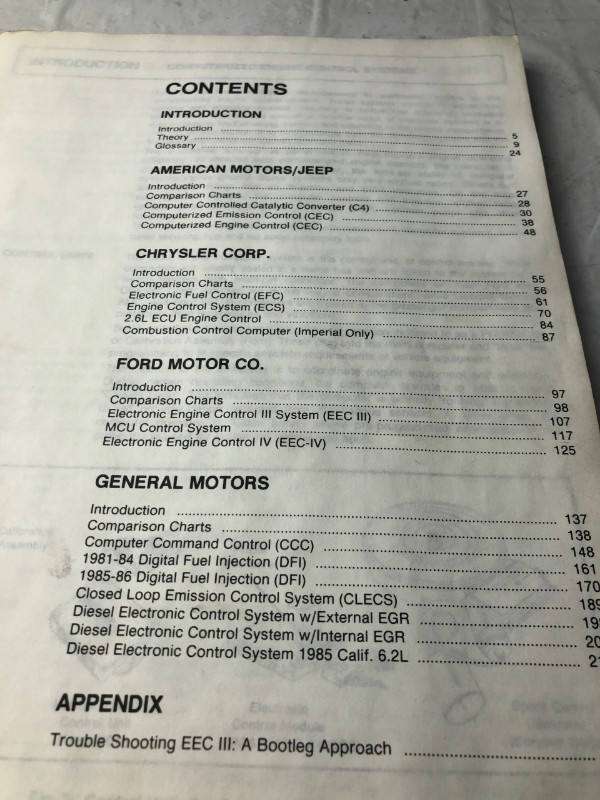 COMPUTERIZED ENGINE CONTROLS ALL DOMESTIC MAKES #M0088 in Textbooks in Edmonton - Image 3