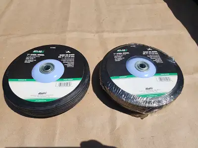 2 Atlas MTD 7" x 1.50" Steel Wheels For Lawnmower 55lbs 1/2" Dia, View more