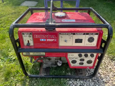 3500 Honda generator for sale. Runs great. No issues. I have 2, wife wants 1 gone.
