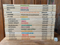 Lot de 17 livres de la collection "Un bon exemple de..."!