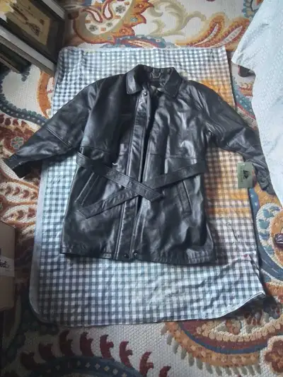 Burk's Bay Leather Jacket New with tags XL , View more