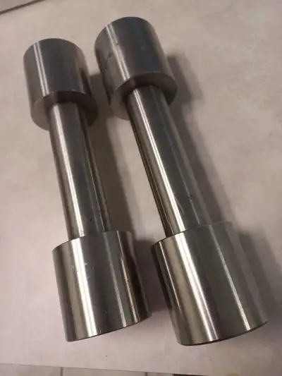 Set of 2- 10lbs dumbbells., View more