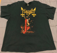 Mayhem "Daemon" 2020 Tour Covid-Cancelled Shirt 2XL Black Metal