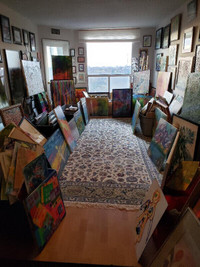 100s more overflowing original paintings clearance sale