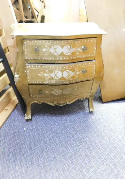 Rustic Floral Carved Cabinet – Vintage Charm in Every Detail, View more