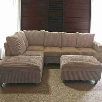 7Seater + Corduroy | Sectional | Couch (Free Delivery), View more