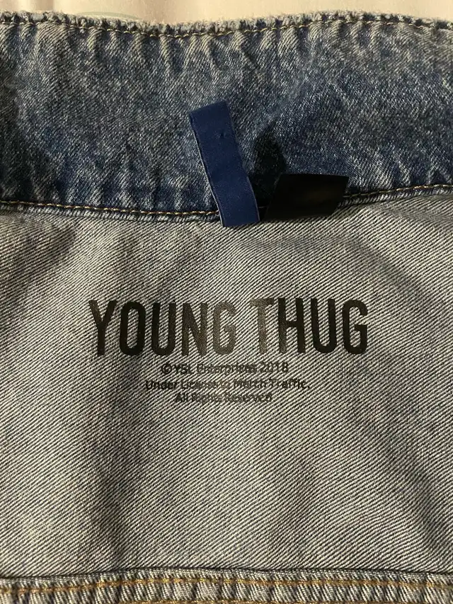 Young Thug Denim Jacket64346710774401123