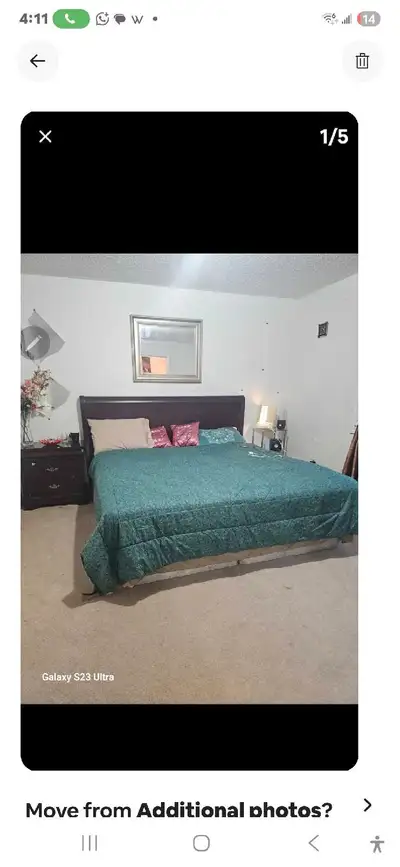 Big furnished room with private washroom ready to move in