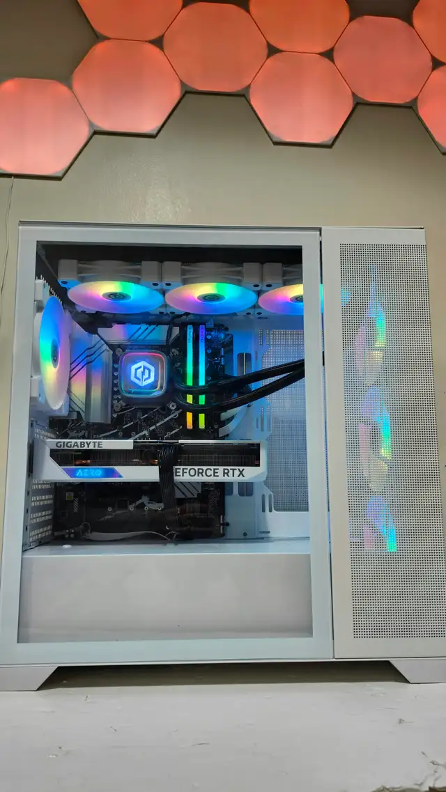 White Gaming PC | i5 13600KF / 16GB DDR5 / RTX 4060 Ti 16GB | Desktop ...