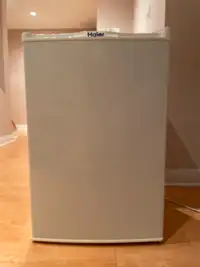 Haier 4.6 cu. ft. Mini Refrigerator with Half Freezer in White